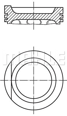 033 pistone mahle per - 033,