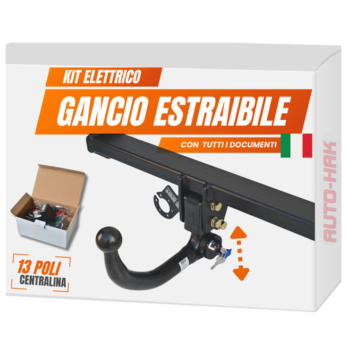 Gancio traino estraibile - traino,
